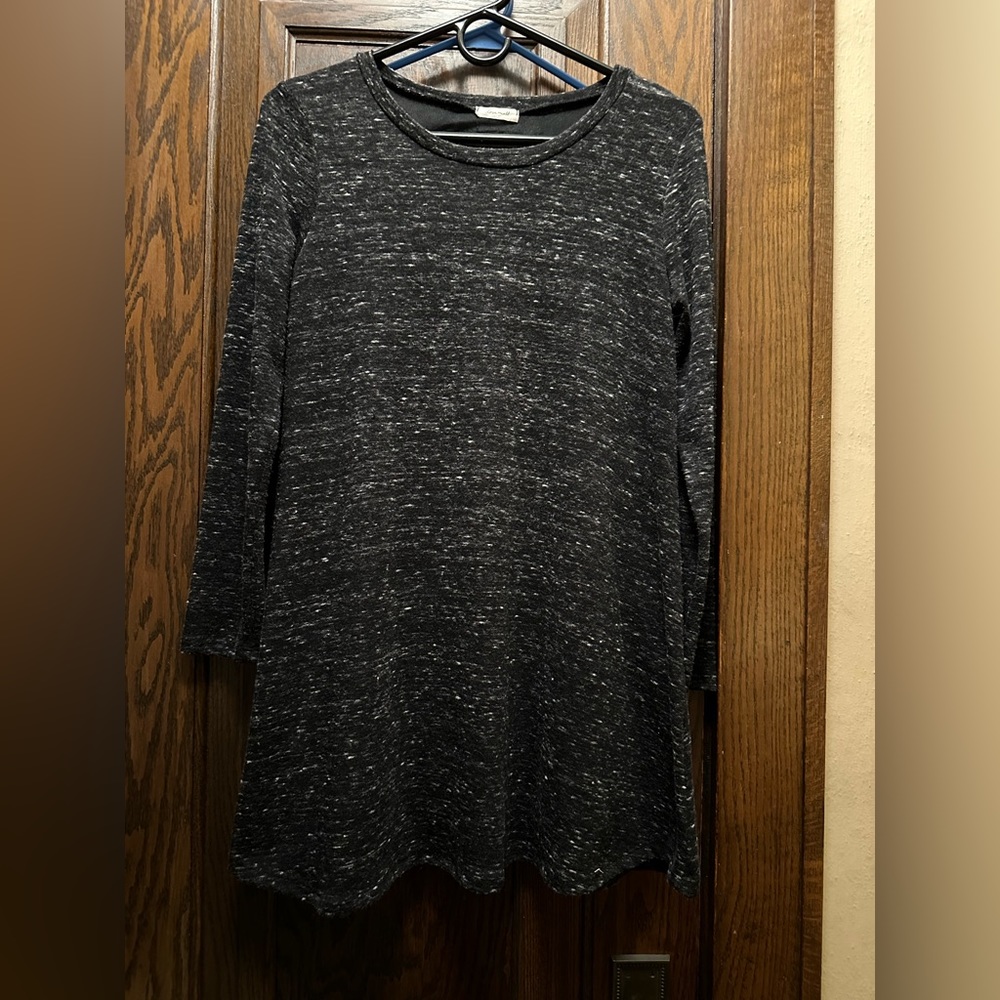 Love Well Fit & Flare Black Tunic/Dress, Size XL